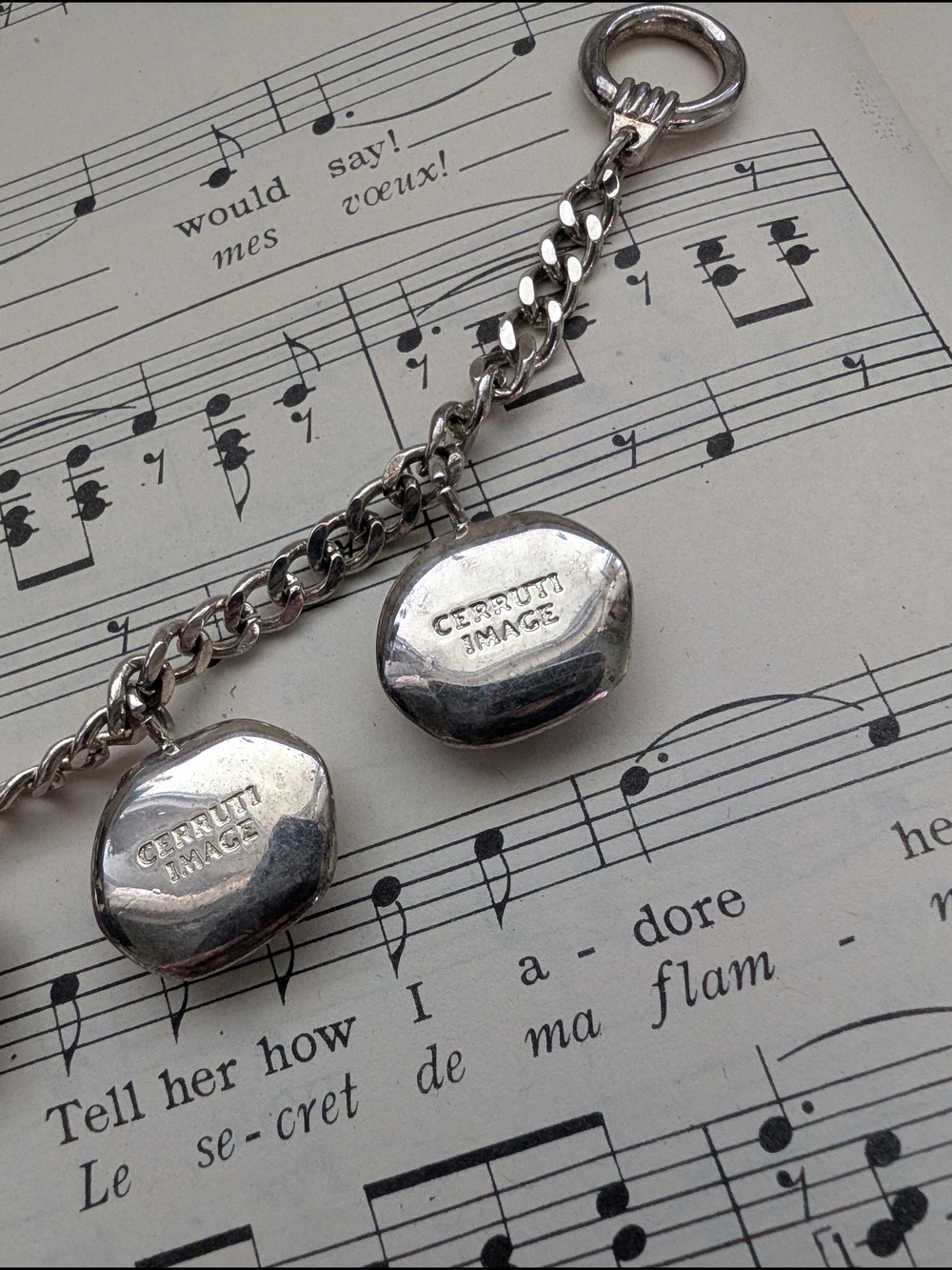 Cerruti Sterling Silver Charm Bracelet with Inspiration Charms - Picture 3 of 16